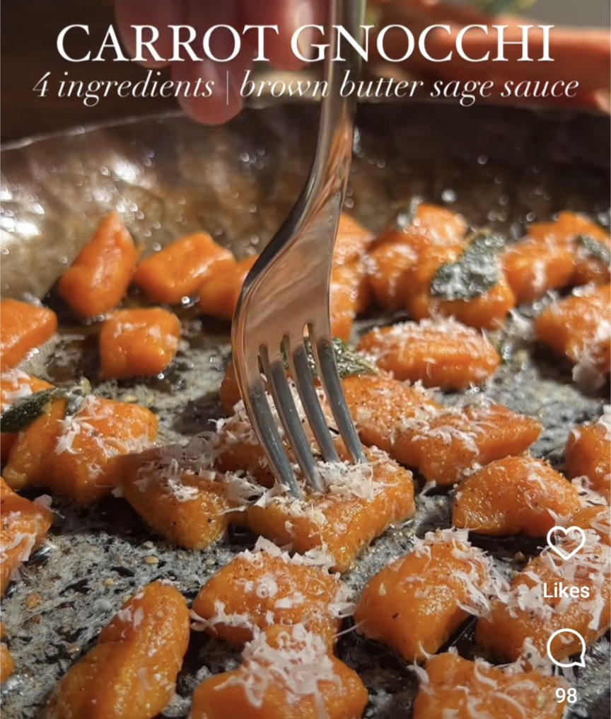 Carrot Gnocchi